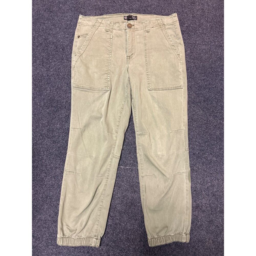 BBJ Los Angeles Olive‎ Green Cargo Pants 30 Waist Cotton Blend Juniors 11
